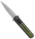 WE Knife Co. Lundquist Angst Liner Lock Knife Green G-10/CF (3.06" SW) 2002A