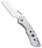 Olamic Cutlery WhipperSnapper Frame Lock Knife Jewel Ti Wharncliffe (2.8" Satin)