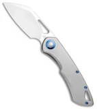 Olamic Cutlery WhipperSnapper Frame Lock Knife Ti Sheepsfoot (2.75" Satin)