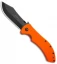 Emerson Market Skinner Liner Lock Knife Orange G-10 (3.9" Black)