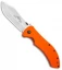 Emerson Market Skinner Liner Lock Knife Orange G-10 (3.9" Stonewash)