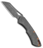Olamic Cutlery WhipperSnapper Frame Lock Knife Ti/Orange Wharncliffe (2.75" SW)