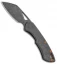 Olamic Cutlery WhipperSnapper Frame Lock Knife Ti/Orange Sheepsfoot (2.75" SW)