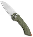 Fox Knives Radius Folding Knife OD Green G-10  (3" Satin N690)