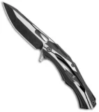 Custom Knife Factory DCPT-1  Limited Black Titanium (4" Satin/Blackwash) CKF028