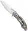 Custom Knife Factory DCPT Tanto Liner Lock Knife Ti (4.25" BB/Satin 20CV) CKF025