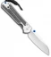 Chris Reeve Large Sebenza 21 Insingo Knife Left-Hand  w/ CF (3.6" SW) DBL LUG
