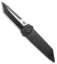 Paragon Dredd Lock Knife Black Aluminum (4" Two Tone Tanto) B-CB-2T-DE