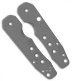 Smock Knives Scales For Spyderco Smock (Grey G10) Holes