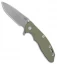 Hinderer Knives XM-18 3.5 Spear Point Knife OD Green G10 (Working Finish)