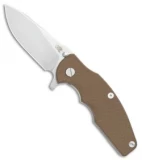 Hinderer Knives Jurassic Slicer Frame Lock Knife FDE G-10 (3.375" SW)