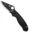 Spyderco Para 3 Lightweight Comp Lock Folding Knife Black LW (3" Black Serr)