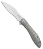 Reate Moen Mongoose Flipper Knife Titanium (3.625" Satin) RWL-34