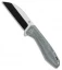 QSP Pelican Liner Lock Knife Black Micarta (3.6" Two Tone)