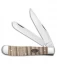 Case Trapper Knife 4.125" Natural Curly Maple (7254 SS) 25940