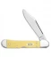 Case Mini Copperlock Pocket Knife 3.625" Yellow Synthetic (31749L CV) 30116
