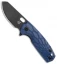 Fox Knives Baby Core Mini Liner Lock Knife Blue FRN (2.35" Black SW)