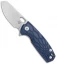 Fox Knives Baby Core Mini Liner Lock Knife Blue FRN (2.35" Stonewash)