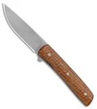 Brad Zinker Custom BO Liner Lock Knife Kevlar (2.37" Stonewash)