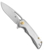 Kansept Knives Kryo Frame Lock Knife Titanium (3.58" Satin)