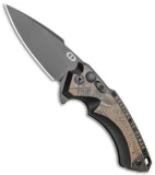 Hogue Knives/Outlaw Ordnance X5 Flipper Knife Class Barbershop (3.5" Black)