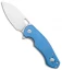GiantMouse Vox/Anso ACE Biblio Flipper Knife Blue Ti (2.9" Satin M390)