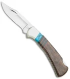 Buck Ranger Lockback Blade Knife Ironwood (3" Polish)  0112IWSLE-B