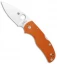 Spyderco Native 5 Lockback Knife Orange G-10 (3" Satin REX 45) Sprint C41GPBORE