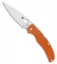 Spyderco Native Chief Lockback Knife Orange G-10 (4" Satin REX 45) C244GPBORE