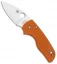 Spyderco Lil' Native Compression Lock Knife Orange G-10 (2.5" Satin) C230GPBORE