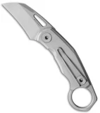 Real Steel Shade Folding Karambit Knife Gray Stainless Steel (2.5" Stonewash)