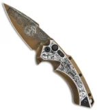 Hogue Knives/Outlaw Ordnance/Manspot X5  Flipper Knife (3.5" Bronze) Exclusive