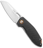 CRKT Burnley Sketch Frame Lock Knife Carbon Fiber (2.75" Satin D2) Exclusive