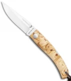 Castillo Navaja Lock Back Knife Curly Birch (Satin)