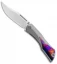 Isham Bladeworks Blackstar Slip Joint Knife Timascus (2.5" Satin)
