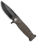 Medford USMC FF Frame Lock Knife Flipper Bronze Ano/Flamed (4" PVD) MKT