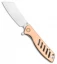Artisan Cutlery Tomahawk Liner Lock Knife Copper (3.8" Stonewash) 1815P-CA