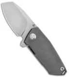 Cheburkov Knives Bulldog Frame Lock Knife Titanium (2.375" Bead Blast)