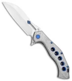 Olamic Cutlery Soloist Scout Frame Lock Knife Frosty Titanium (4.3" Satin)