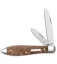 Case Cutlery Teardrop Knife 3.625" Brown Sycamore Smooth Wood (TB72028 SS) 27268