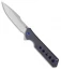 Olamic Cutlery Rainmaker Harpoon Knife Blue GunKote/Holes Ti (4.25" Satin)