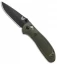 Benchmade Griptilian AXIS Lock Knife Olive Drab (3.45" Black) 551BKOD-154CM