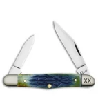 Case Cutlery Half Whittler Burnt Purple Bone Tribal Jig  (6208 SS)