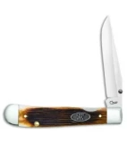 Kickstart® Antique TrapperLock A/O Knife Antique Bone (6154AC SS)