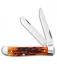Case Mini Trapper Knife 3.5" Deep Canyon Autumn Bone Jig  (6207 SS) 10985