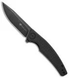 Steel Will Shaula Liner Lock Knife Black G-10 (3.3" Black Stonewash) F61-08