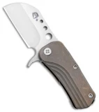 Medford Chunky Monkey Frame Lock Knife Bronze Ano Ti (2" Tumbled) MKT