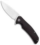 CIVIVI Incite Liner Lock Knife Black Ebony Wood (3.7" Satin) C908E