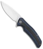 CIVIVI Incite Liner Lock Knife Blue G-10/Carbon Fiber (3.7" Satin) C908B