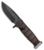 Medford USMC FF Frame Lock Knife Flipper PVD Titanium Handle (4" Black PVD) MKT